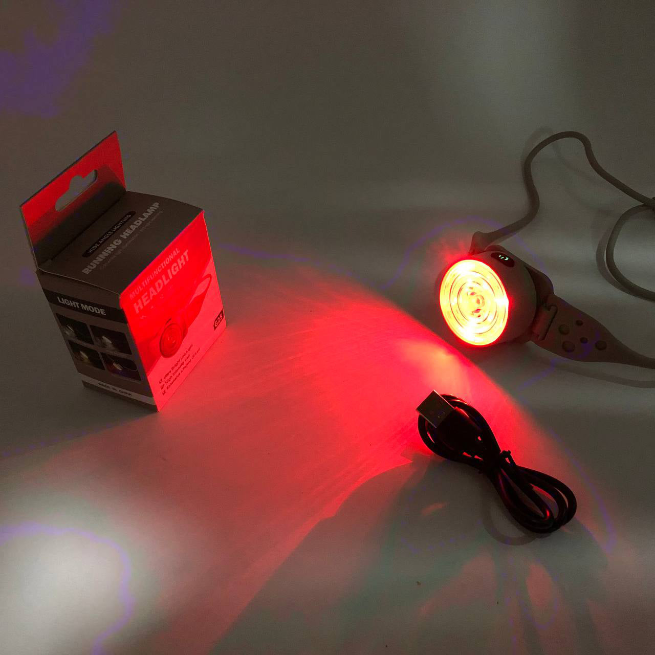 Фонарь налобный G25-XPG+30SMD(white+yellow+red-blue), Мощный фонарь на голову, фонарь для автомеханика