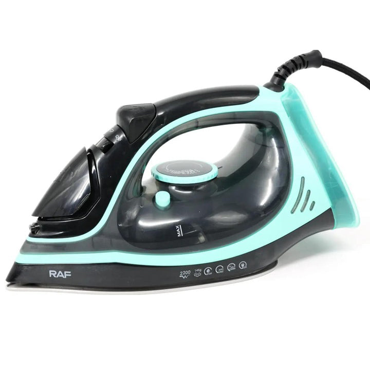 Утюг паровой RAF R.1250 с керамической подошвой и функцией самоочистки 2200 Вт. Цвет: синий