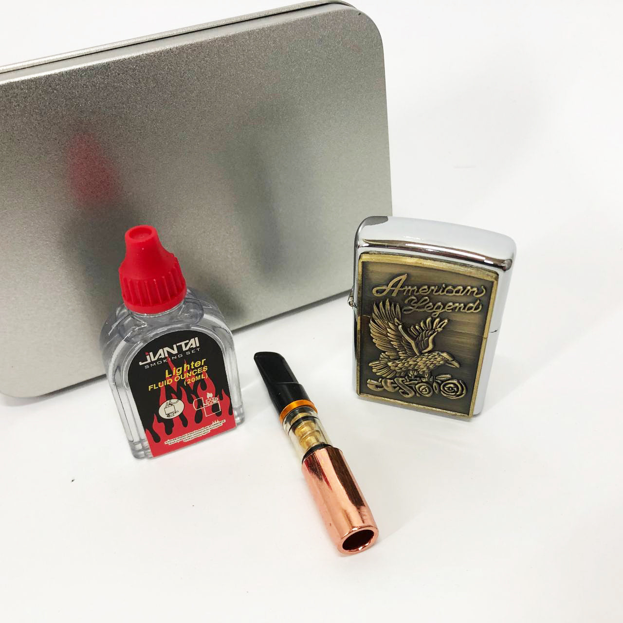 Зажигалка бензиновая в подарочной коробке N12, подарочные прикольные зажигалки, подарок зажигалка парню