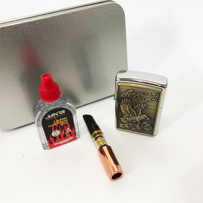 Зажигалка бензиновая в подарочной коробке N12, подарочные прикольные зажигалки, подарок зажигалка парню