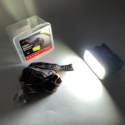 Фонарь налобный YM-309-COB(white+red), Фонарь с разными режимами работы, Сверхмощный налобный фонарь