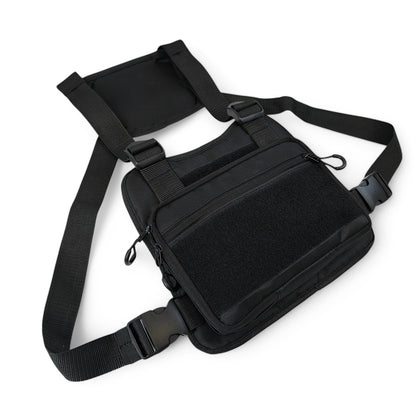 Тактична сумка нагрудна з патч-панеллю, чоловіча розвантажувальна сумка, розвантаження жилет