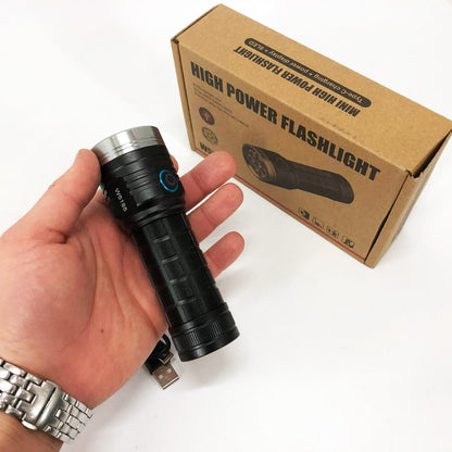 Фонарик компактный PLD W5185-8XHP360, Высококачественный фонарик, Долговечный светодиодный фонарь