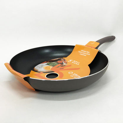 Сковорода алюминиевая 28 см WELL DONE WD-1018B индукция, сковорода с толстым дном, удобная на кухню