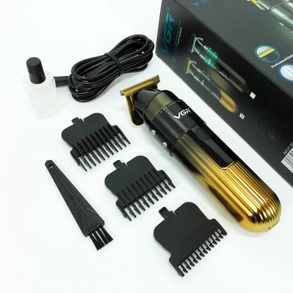 Машинка для стрижки волос VGR V-929 аккумуляторная, Машинка окантовочная профессиональная для бороды
