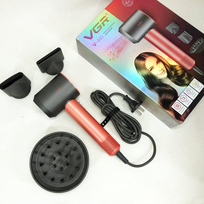Фен професійний VGR V-440. Цвет: оранжевый