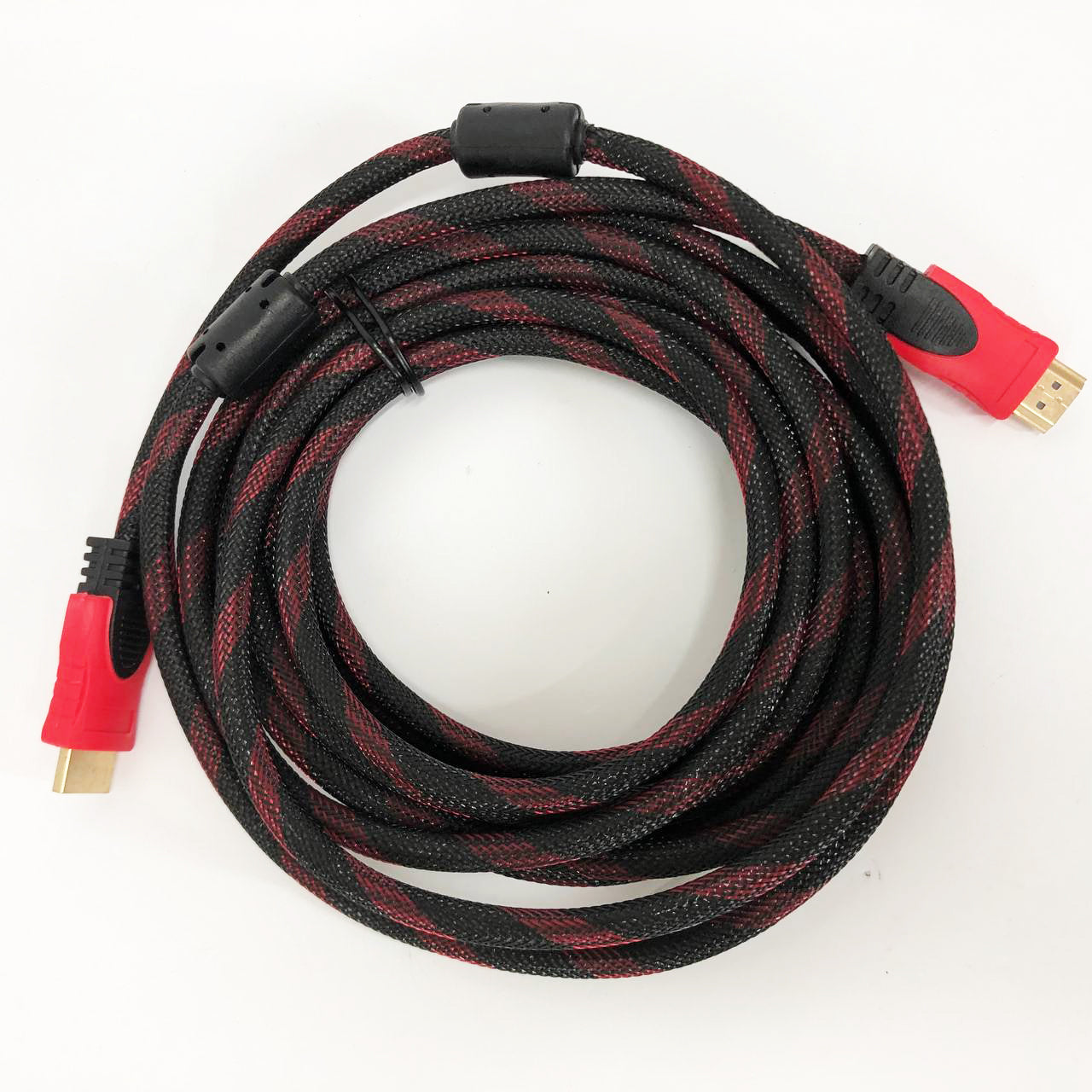 Кабель усиленный 5м переходник адаптер HDMI-HDMI папа-папа аудио видео шнур в обмотке