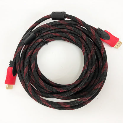 Кабель усиленный 5м переходник адаптер HDMI-HDMI папа-папа аудио видео шнур в обмотке