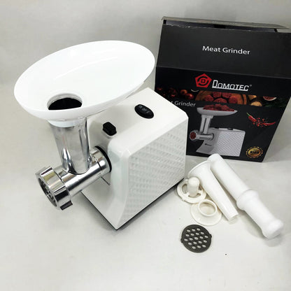 Электрическая Мясорубка Domotec R3391 2000W, Мощная компактная мясорубка для дома, Мясорубка 3 в 1