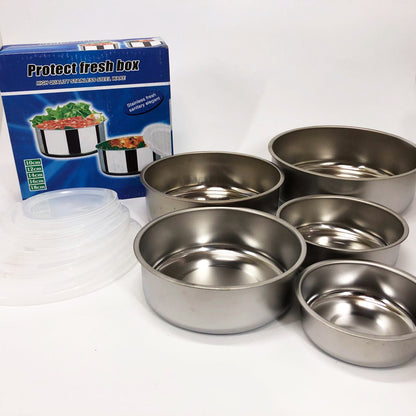 Набор пищевых контейнеров Unique UN-1515 5 шт из нержавеющей стали