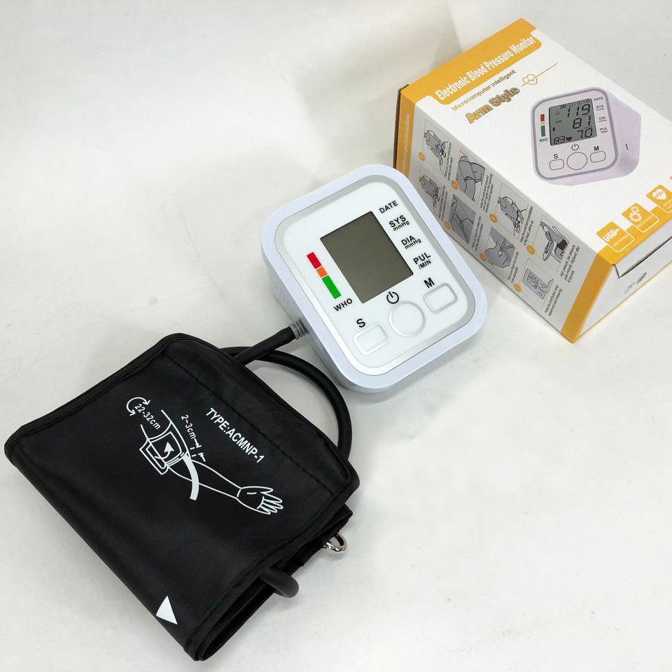 Автоматический тонометр ARM Style B02R с индикатором аритмии, хороший аппарат для измерения давления