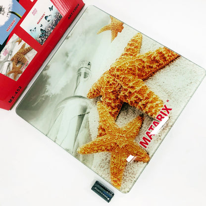 Весы напольные MATARIX MX-452 180 кг, Весы напольные для измерения массы тела, Электронные весы звезды