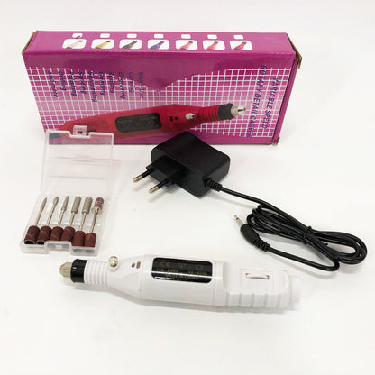 Ручний фрезер для нігтів SmartUs CBM-033 для манікюру та педикюру в домашніх умовах. Колір: білий