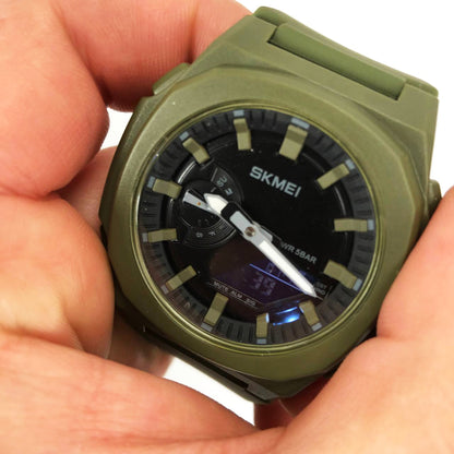 Часы наручные мужские SKMEI 2091AGBK, тактические часы, часы армейские оригинал, наручные для военных