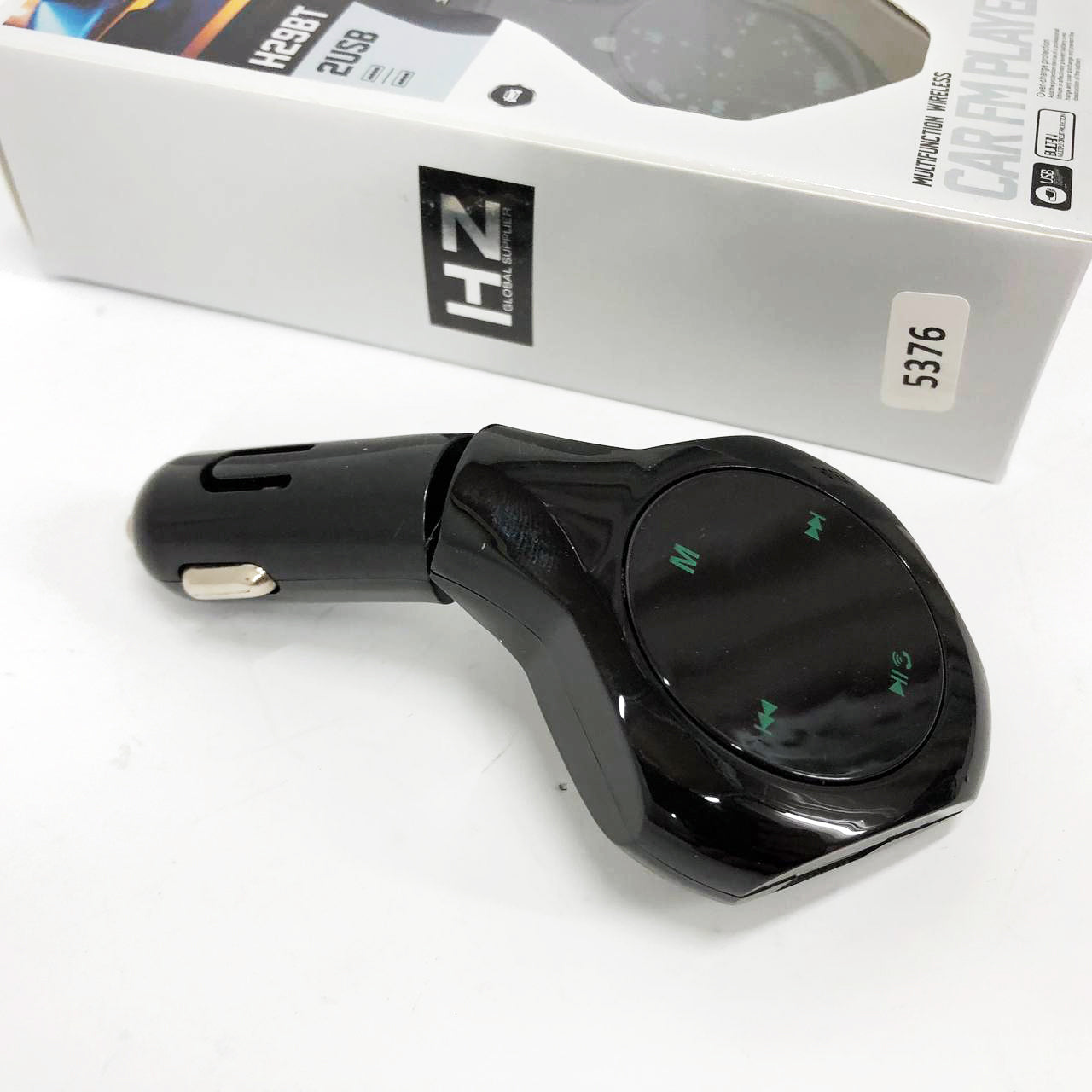 Трансмиттер Автомобильный FM модулятор FM H29 BT, Модулятор для мобильных устройств в авто. Цвет: черный