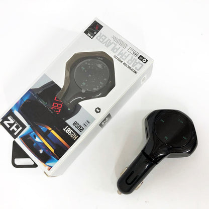 Трансмиттер Автомобильный FM модулятор FM H29 BT, Модулятор для мобильных устройств в авто. Цвет: черный