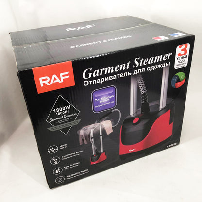 Отпариватель вертикальный для одежды со стойкой RAF R.3038 1800 W. Цвет: красный