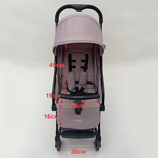 Детская прогулочная легкая коляска книжка складная Voyage Smart T3101F. Цвет: розовый