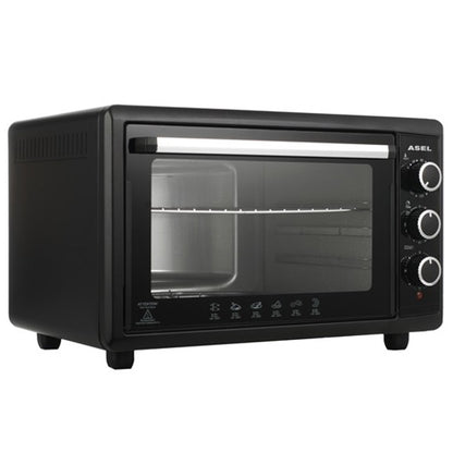 Электродуховка Asel АF50-33 50 л 1500 Вт Духовка электрическая Асель Турецкая, Подсветка, Конвекция