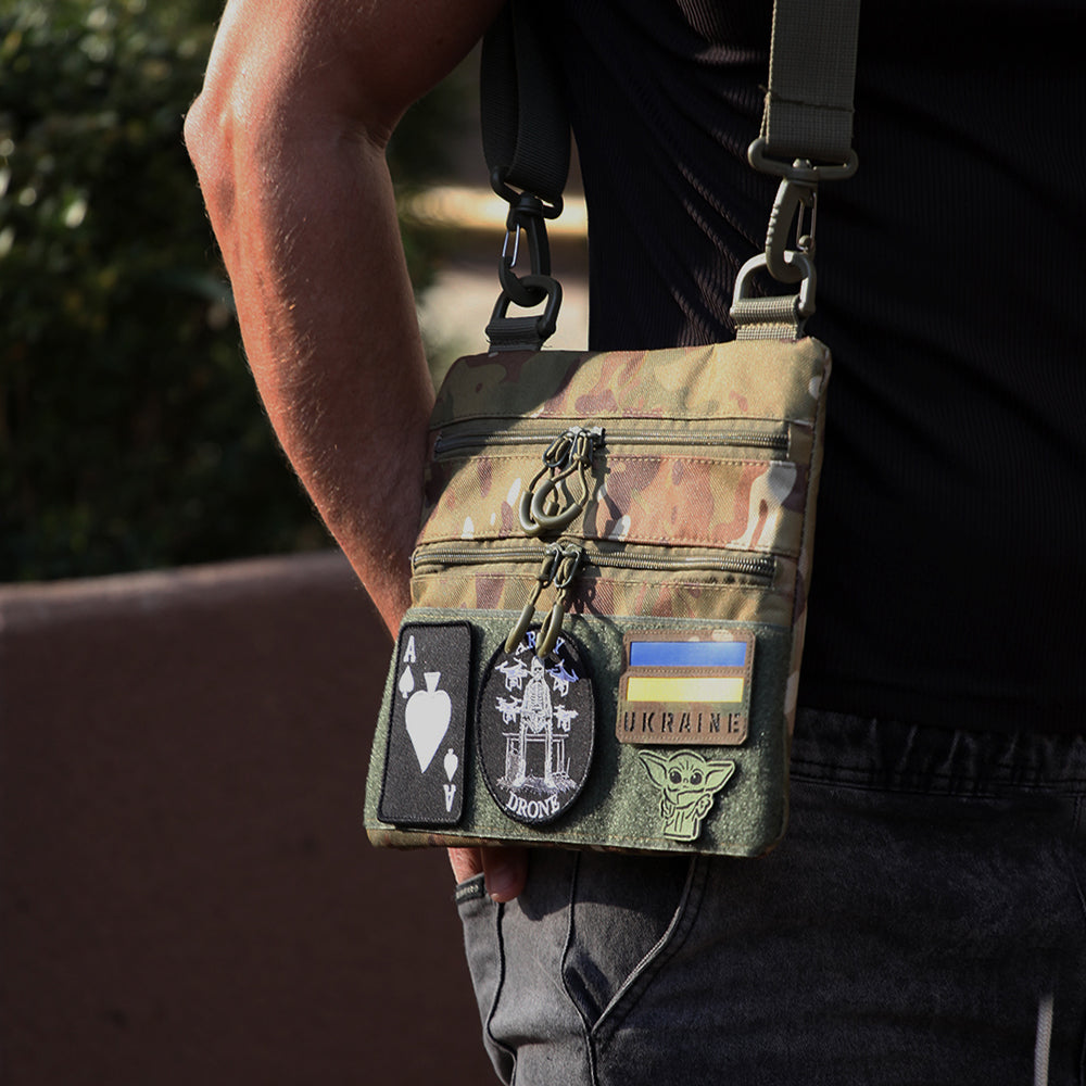 Мужская тактическая сумка барсетка, Рюкзак мужской военный тактический, Нагрудная сумка кобура