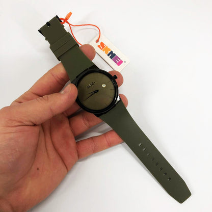 Часы наручные мужские SKMEI 1509AG, мужские круглые наручные часы, Оригинальные мужские часы