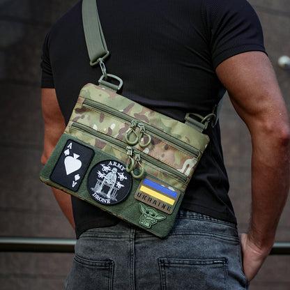 Мужская тактическая сумка барсетка, Рюкзак мужской военный тактический, Нагрудная сумка кобура