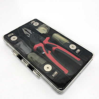 Багатофункціональний набір швидкозмінних інструментів 5 в 1 (плоскогубці, зачищення ізоляції, щипці обтискні)