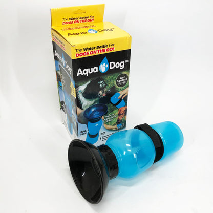 Поилка для собак дорожная переносная Aqua Dog 537 мл портативная бутылка для крупных и мелких собак FS-97