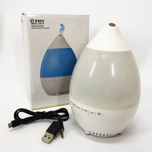 Колонка увлажнитель с диодной подсветкой JT-315, Ионизатор увлажнитель воздуха аромадиффузор. Цвет: белый