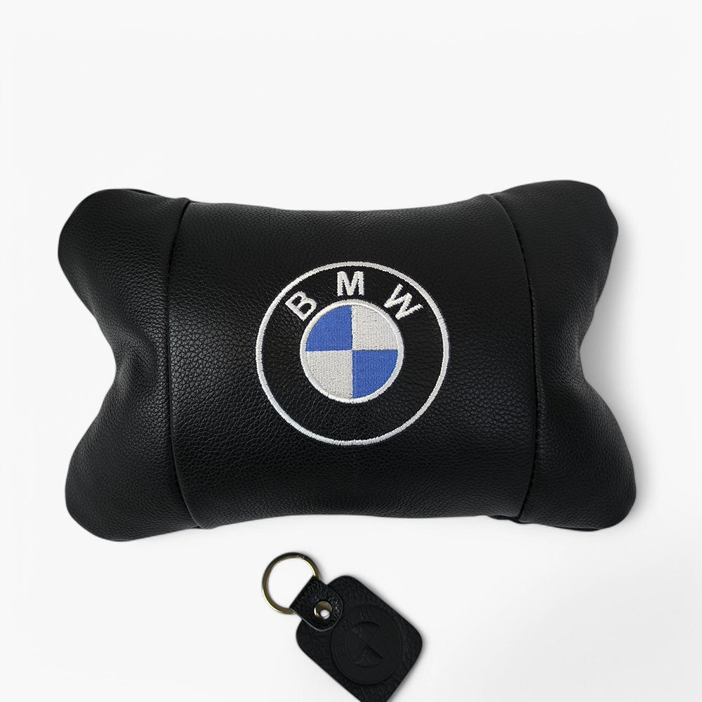 Ортопедическая подушка BMW из натуральной кожи – для комфорта в машине