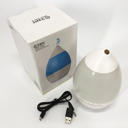 Колонка увлажнитель с диодной подсветкой JT-315, Ионизатор увлажнитель воздуха аромадиффузор. Цвет: белый