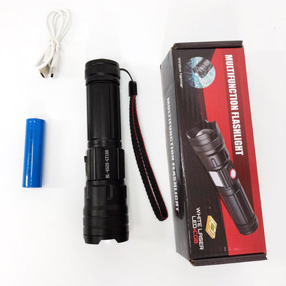 Фонарик карманный светодиодный Police BL-6525-GT100 с ремешком и функцией зума