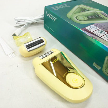 Эпилятор VGR 2 в 1 V-758. Цвет: желтый