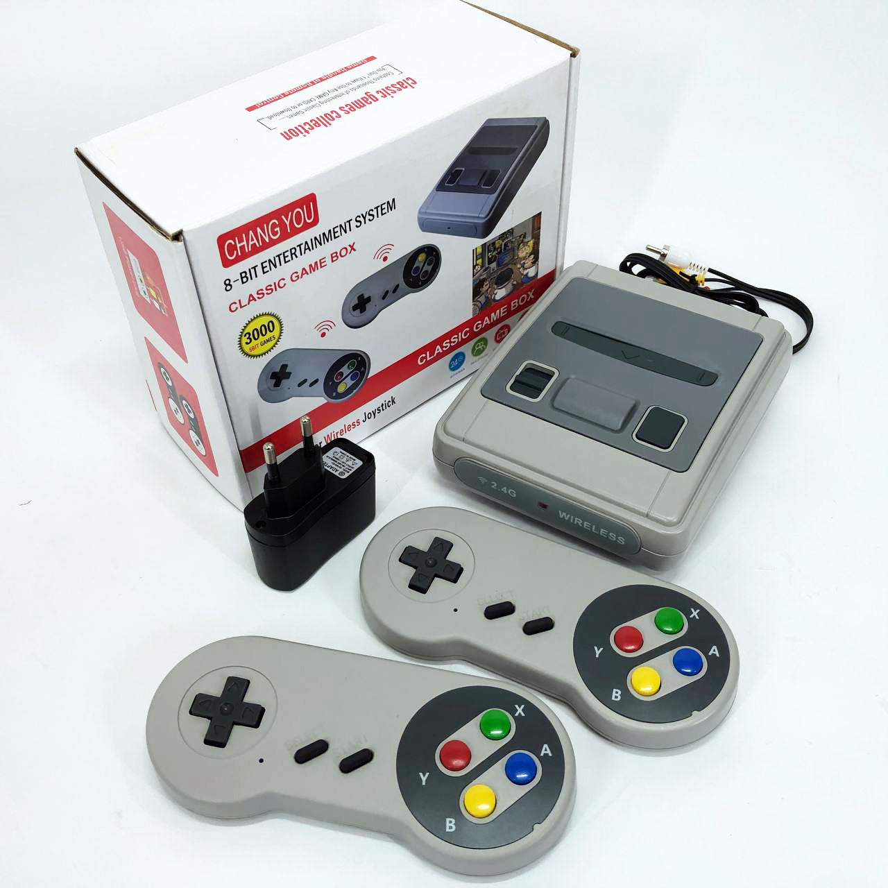 Консоль игровая с джойстиками Retro LH-2221 3000 игр, Приставка с джойстиком для второго игрока