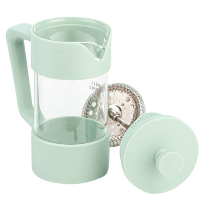 Френч-пресс Well Done WD-8053A мятный 350 мл, Чайник самовар стеклянный, Чайники для заварки