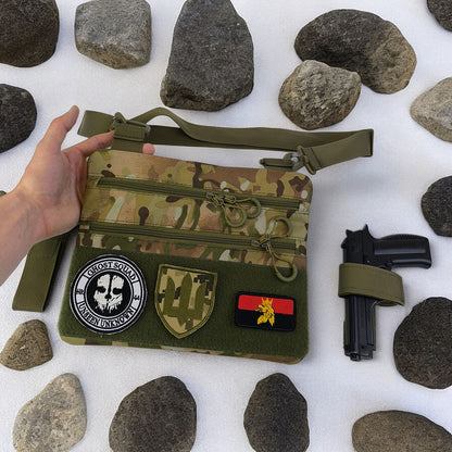 Мужская сумка тактическая нагрудная, Сумка через плечо военная, Тактический рюкзак через плечо