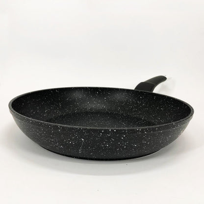 Сковорода UNIQUE UN-5137 28 см гранит темный, Сковорода с антипригарным покрытием для газовой плиты