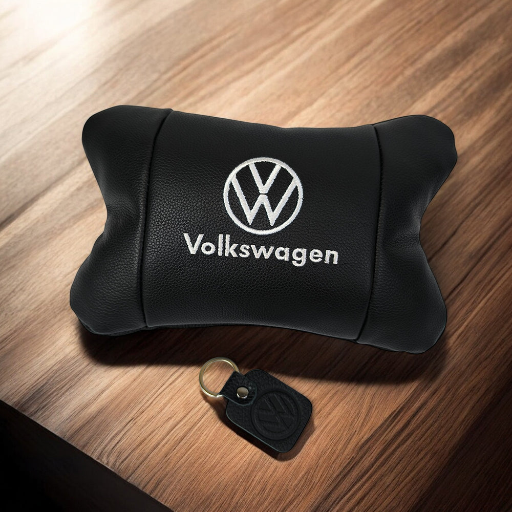Кожаная подушка на подголовник Volkswagen – ортопедическая для авто