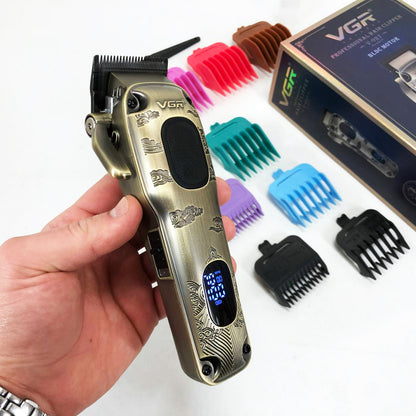 Аккумуляторная машинка для стрижки VGR V-027