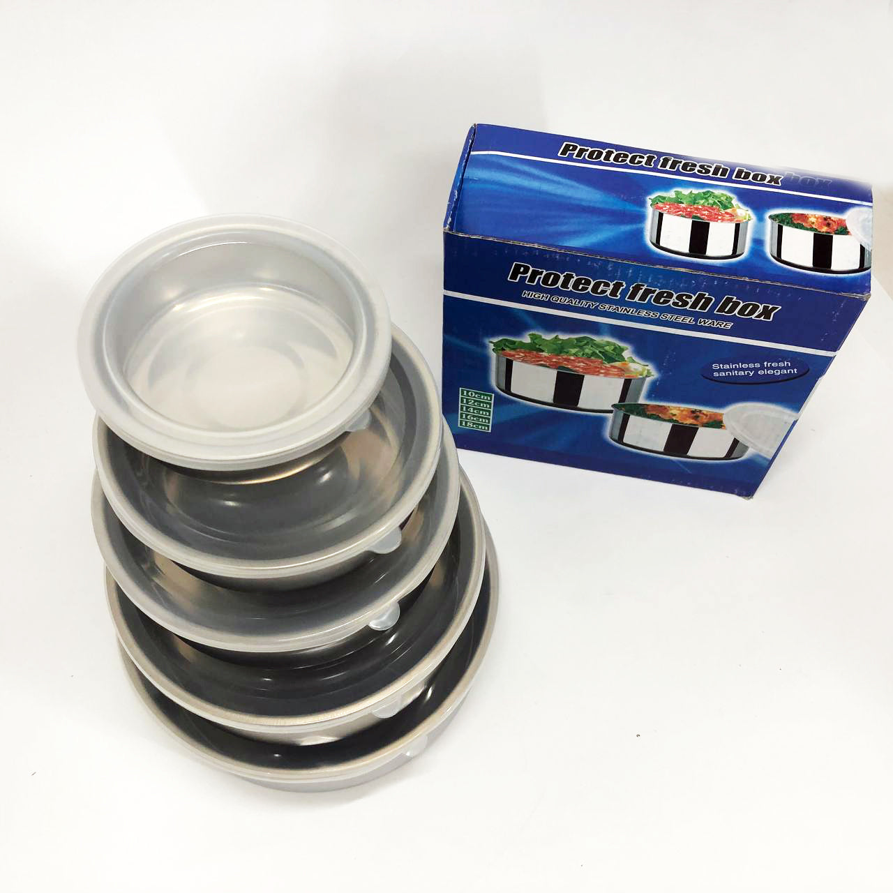 Набор пищевых контейнеров Unique UN-1515 5 шт из нержавеющей стали