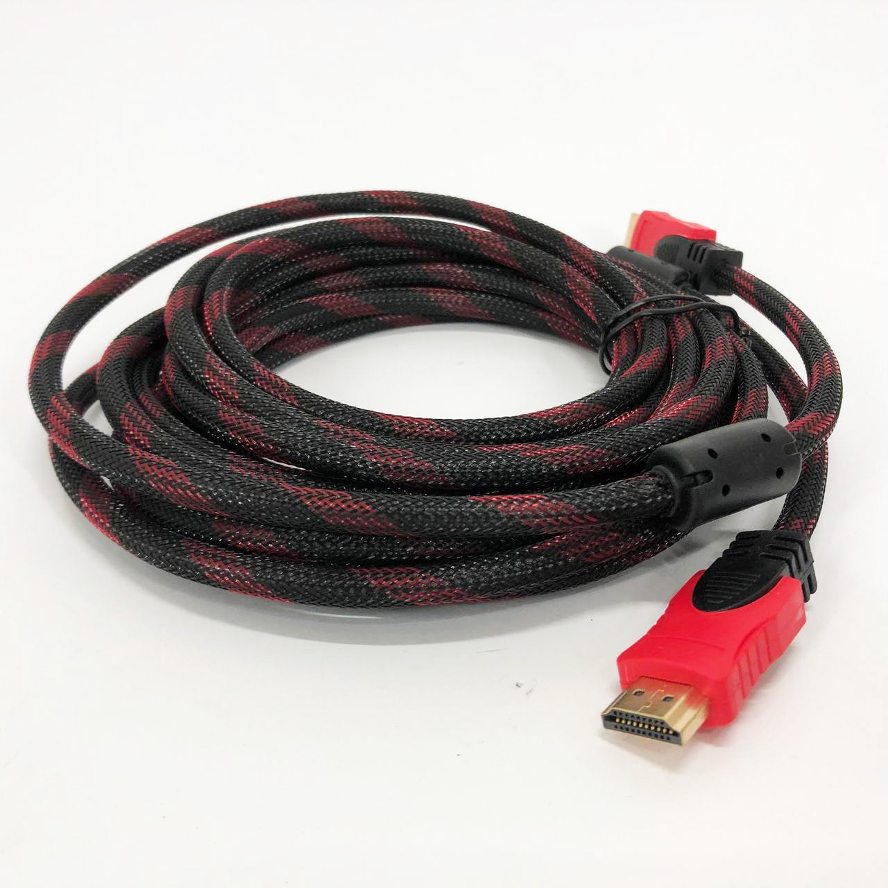 Кабель усиленный 5м переходник адаптер HDMI-HDMI папа-папа аудио видео шнур в обмотке