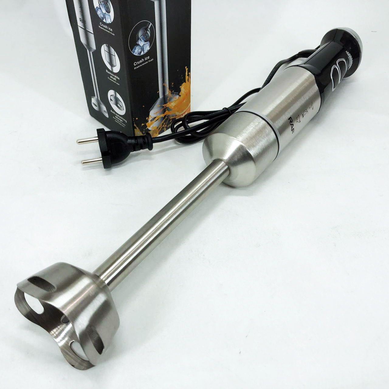 Металлический блендер RAF R.365 высокоскоростной ручной блендер