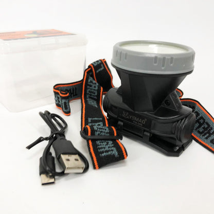 Фонарь налобный YM-308/208-COB(white+red), фонарик военный светодиодный налобный фонарик