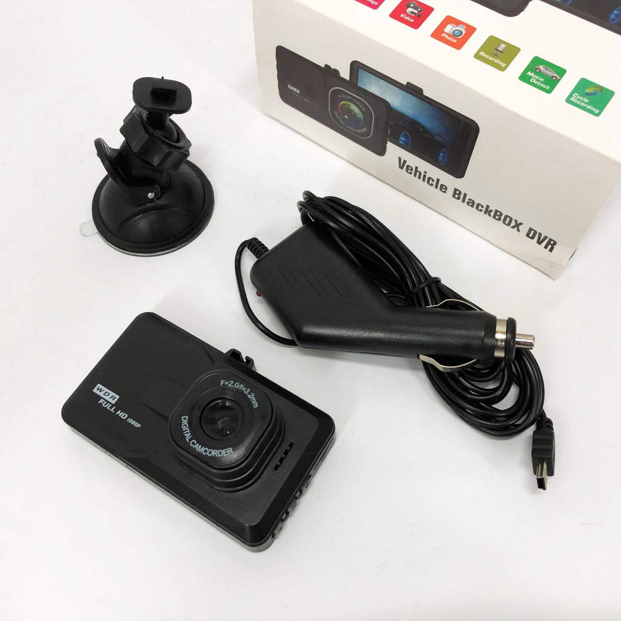 Автомобильный видеорегистратор 626-2, LCD 3, Angel Lens, 1080P Full HD, металлический корпус