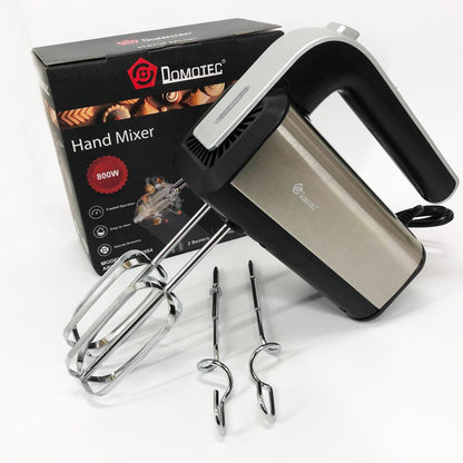 Миксер Domotec R.6664 5 скоростей, режим Турбо, Миксер электрический 800 Вт