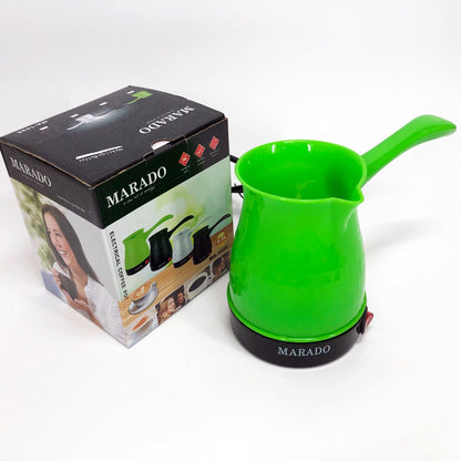 Электрическая турка с автоотключением при закипании для кофе Marado MA-1625. Цвет: зеленый