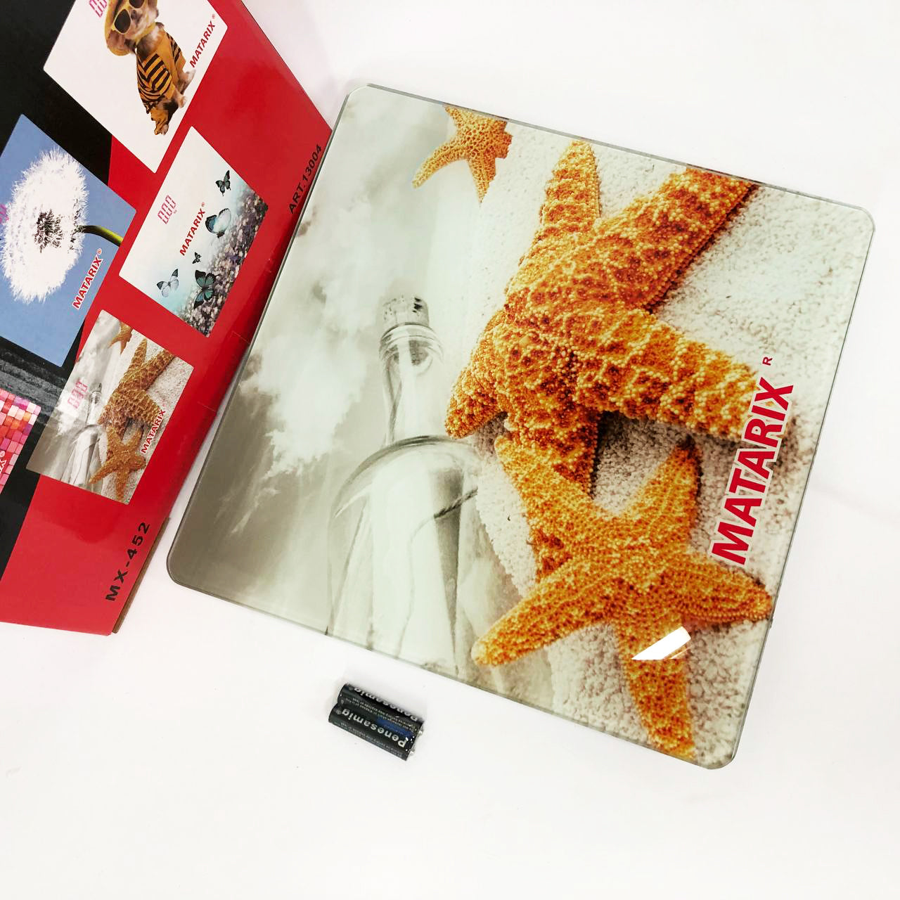 Весы напольные MATARIX MX-452 180 кг, Весы напольные для измерения массы тела, Электронные весы звезды