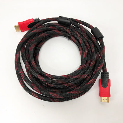 Кабель усиленный 5м переходник адаптер HDMI-HDMI папа-папа аудио видео шнур в обмотке