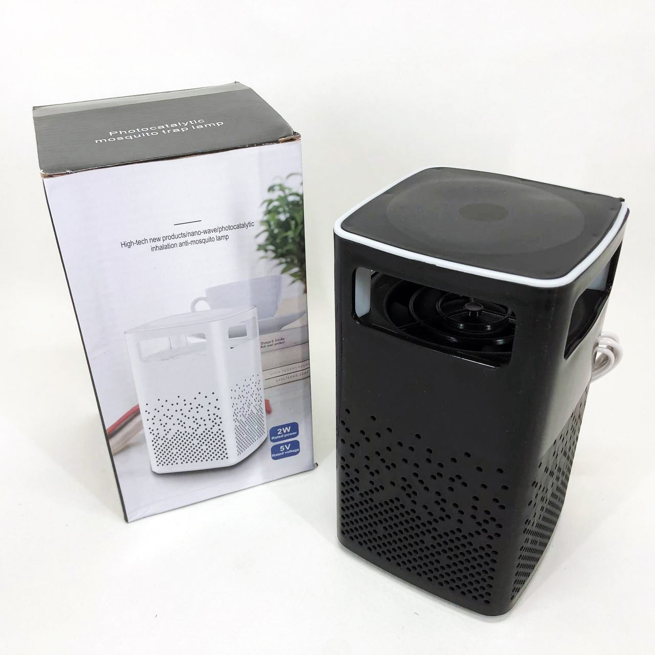 Лампа от комаров USB Bug Zapper Fly. Цвет: черный