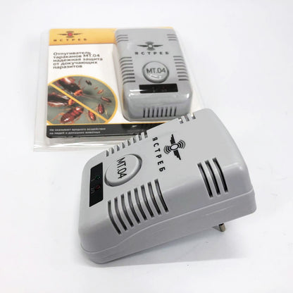 Ультразвуковой отпугиватель тараканов Ястреб МТ.04, электронный отпугиватель насекомых